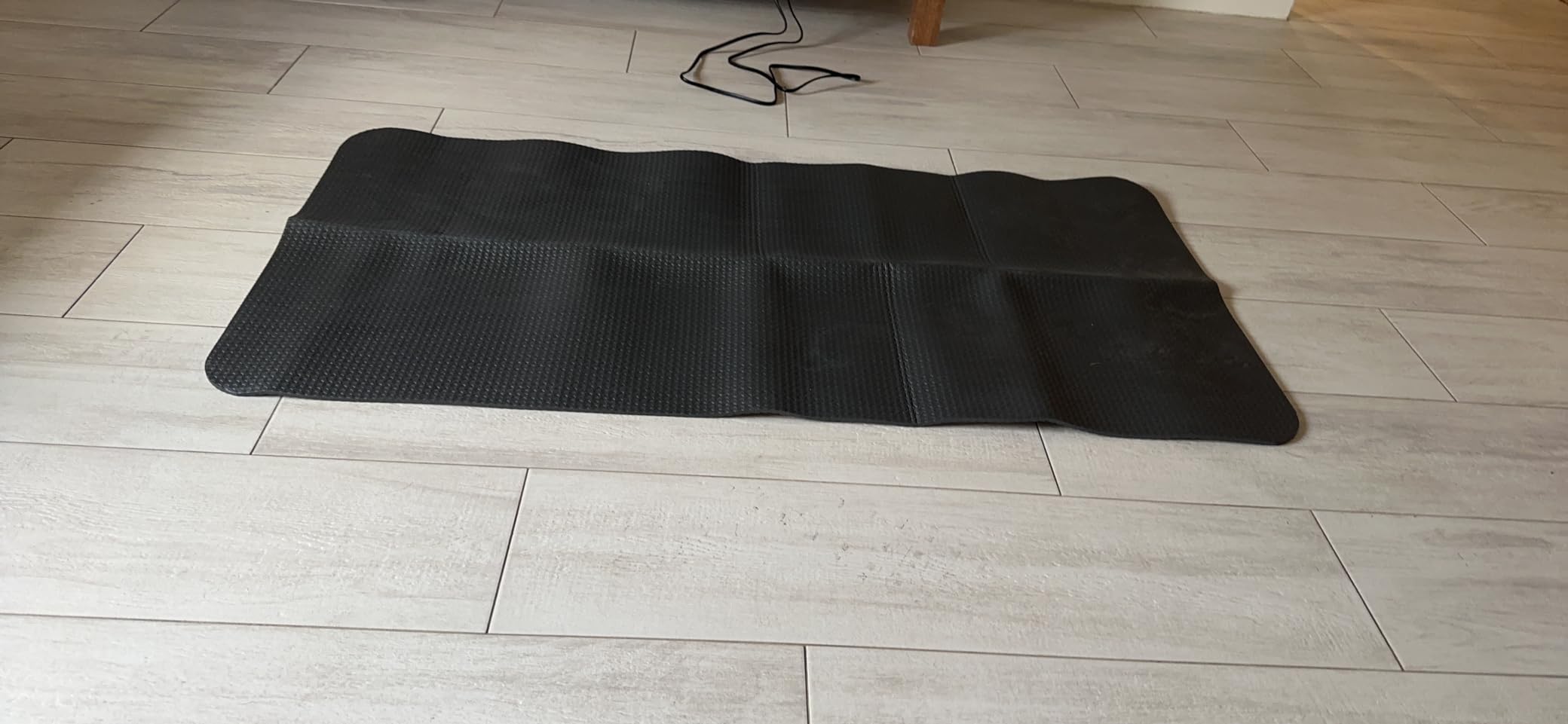 Bike Mat,Treadmill Mat,Compatible for Elliptical,Exercise Bikes, Stationary Cycles,Spin Bike,Under Exercise Bike Trainer Pad for Indoor Stationary Gym Fitness Equipment Hardwood Floor Protector customer photo 1