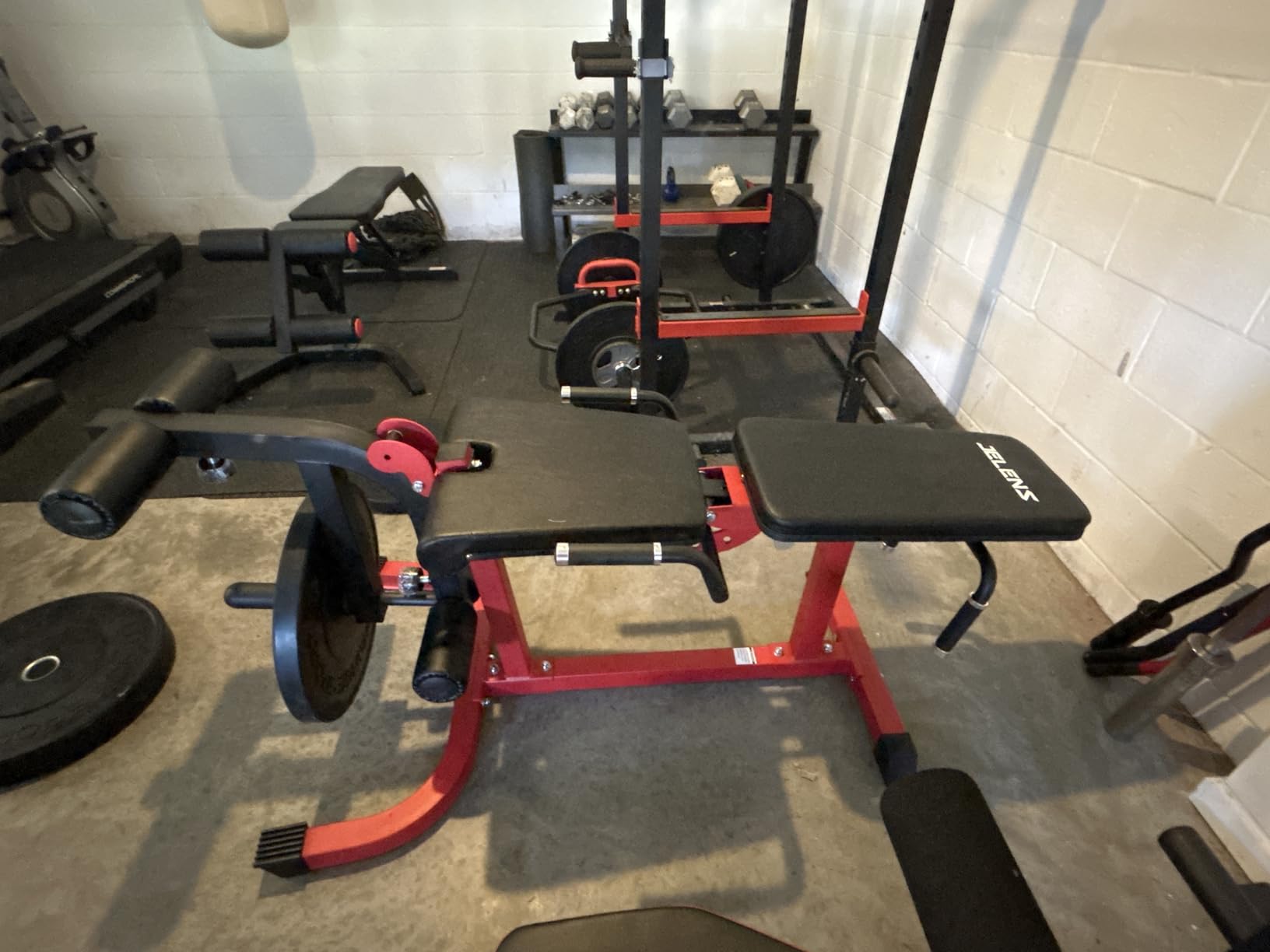JELENS J10 Leg Extension and Curl Machine, Adjustable Leg Curl Machine for Home Gym, Seated Leg Extension and Lying Curl Machine for Lower Body Workouts customer photo 1