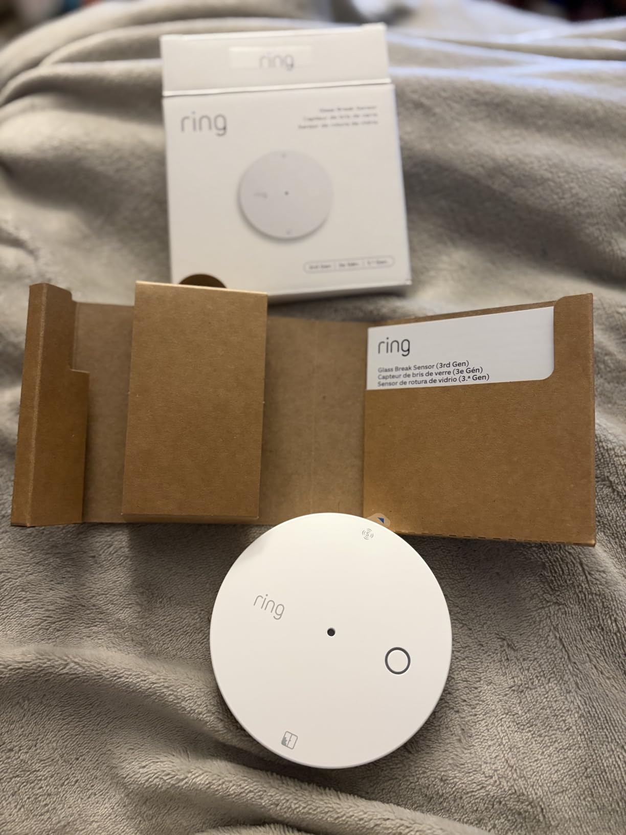 Ring Sensors: Glass Break Sensor (newest model) – Instant notifications, on Amazon Sidewalk, no base station needed, Pro Monitoring (sold separately), 2-pack customer photo 1