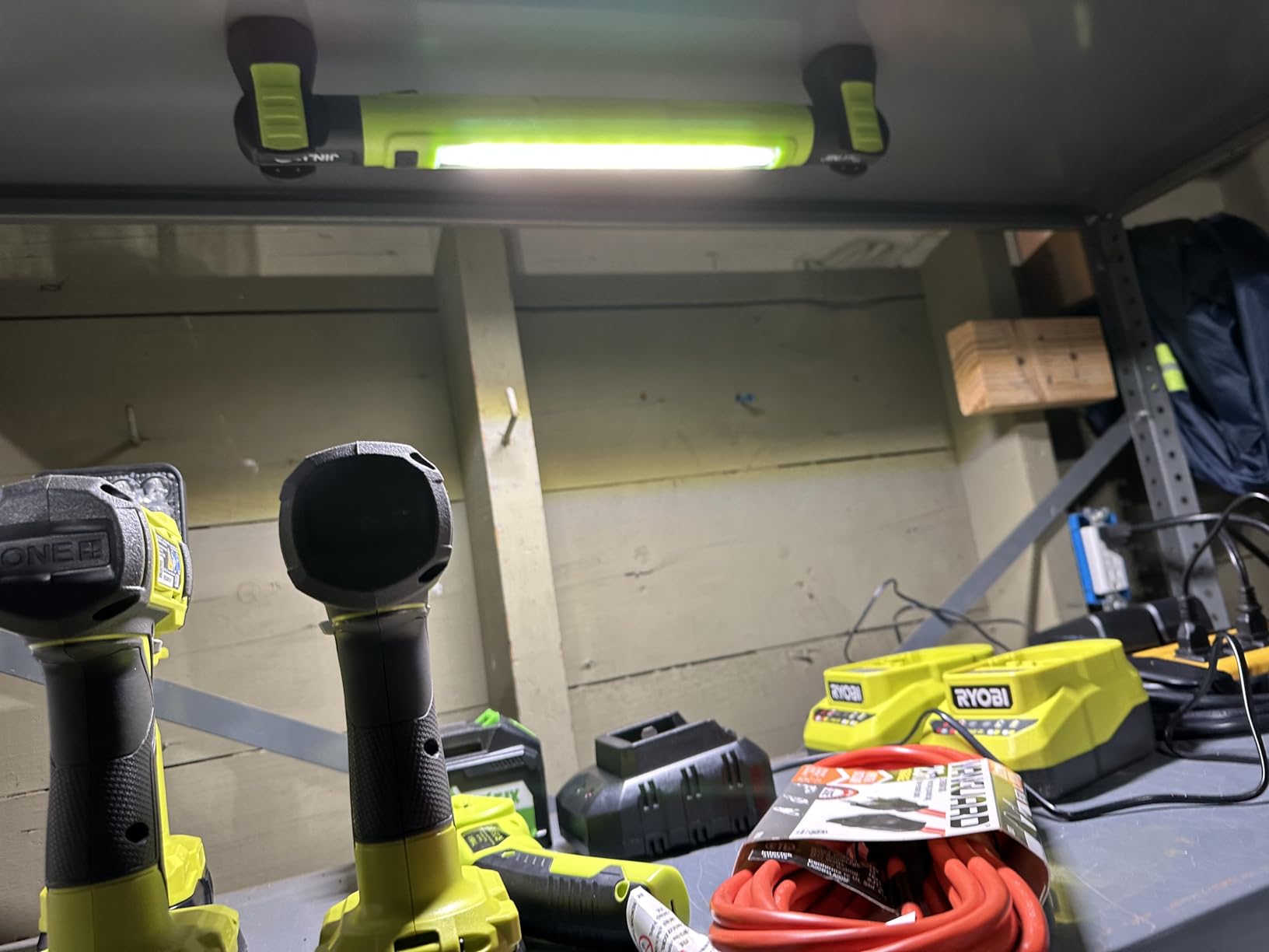 Magnetic Work Light Bar, Under Hood Rechargeable Mechanic LED, 1 Pack Green customer photo 1