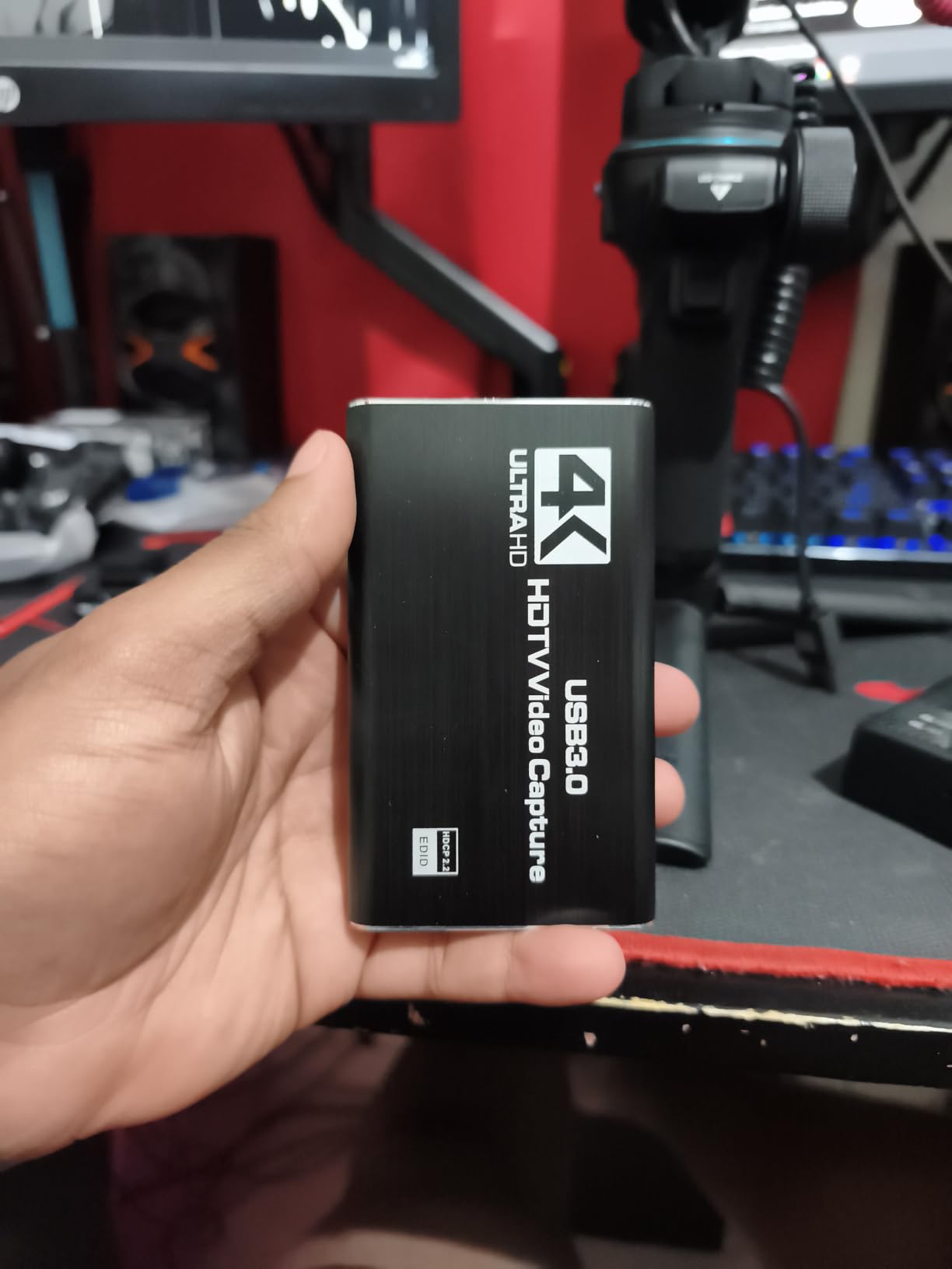 4K HDMI Capture Card for Streaming, USB 3.0/Type-C Game Video Capture Card customer photo 1