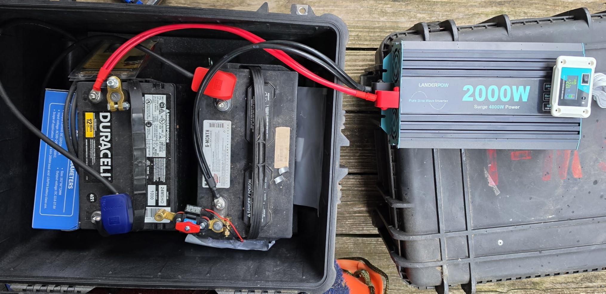 3000 Watt Pure Sine Wave Inverter 24V DC to 120V AC for RV, Truck, Solar, Home, Off-Grid, Power Inverter with 3 AC Outlet, 30W USB-C, 5V 3.1A USB, Hardwire Port, Remote Control, Surge 6000W customer photo 1