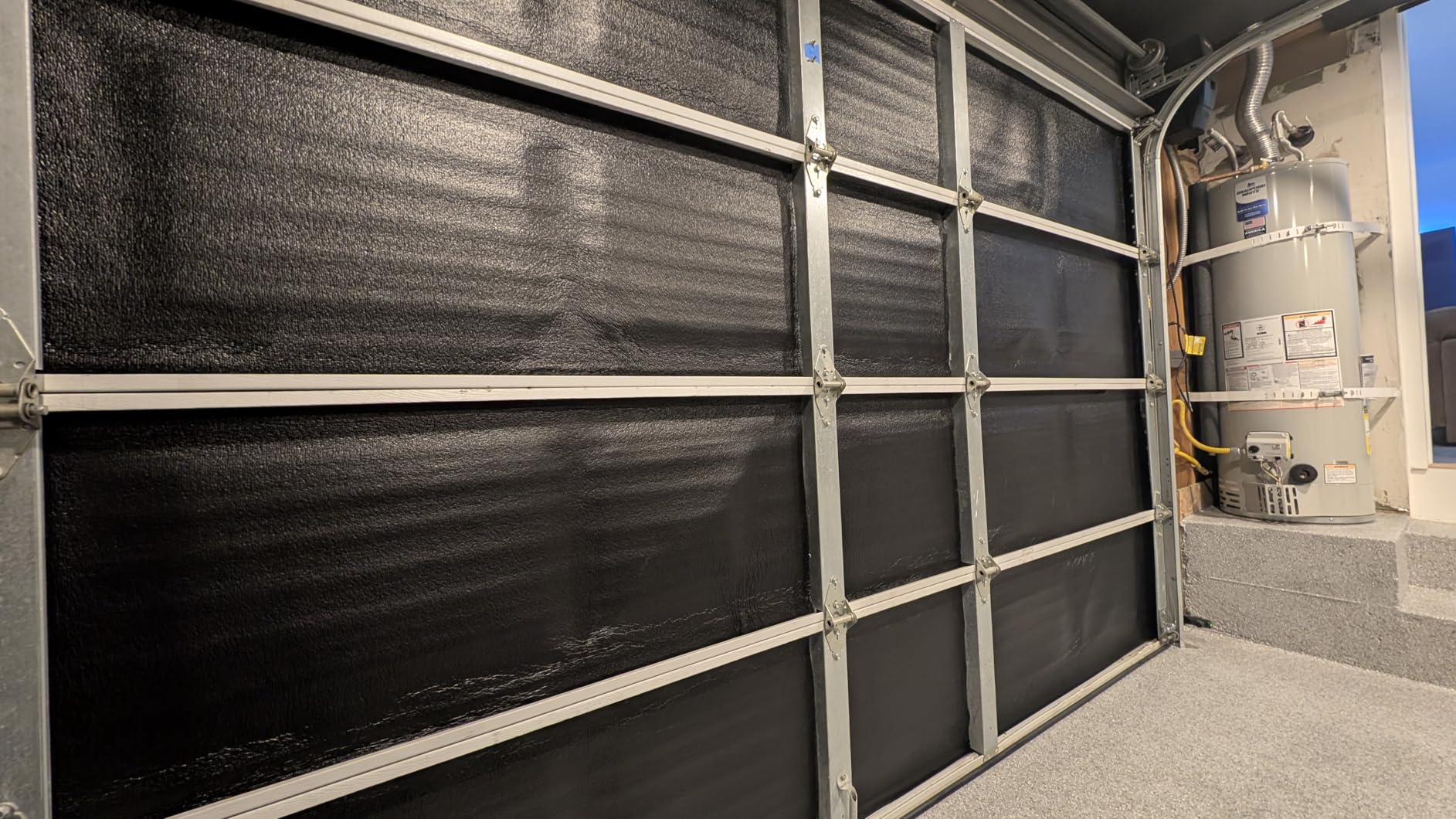 SmartGARAGE - Reflective Garage Door Insulation Kit (Black) customer photo 1