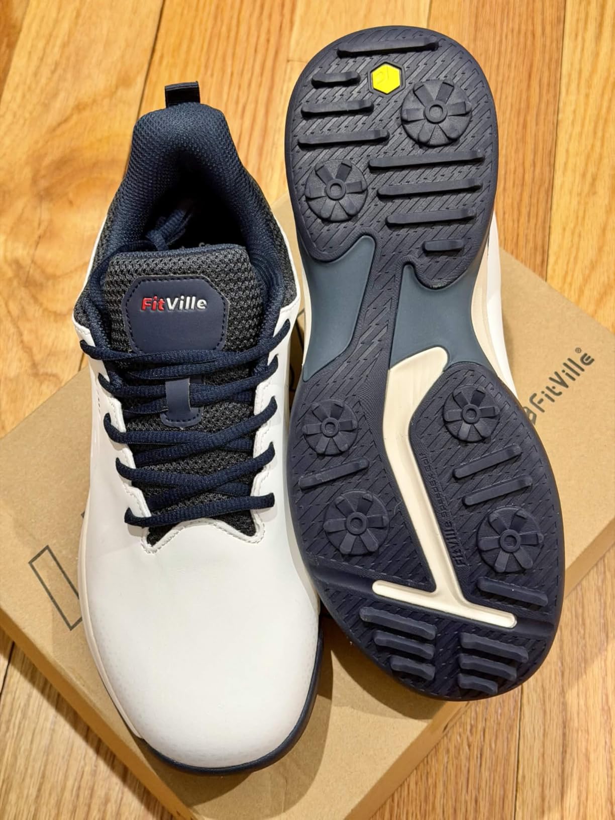 FitVille Extra Wide Men's Golf Shoes V5 customer photo 1