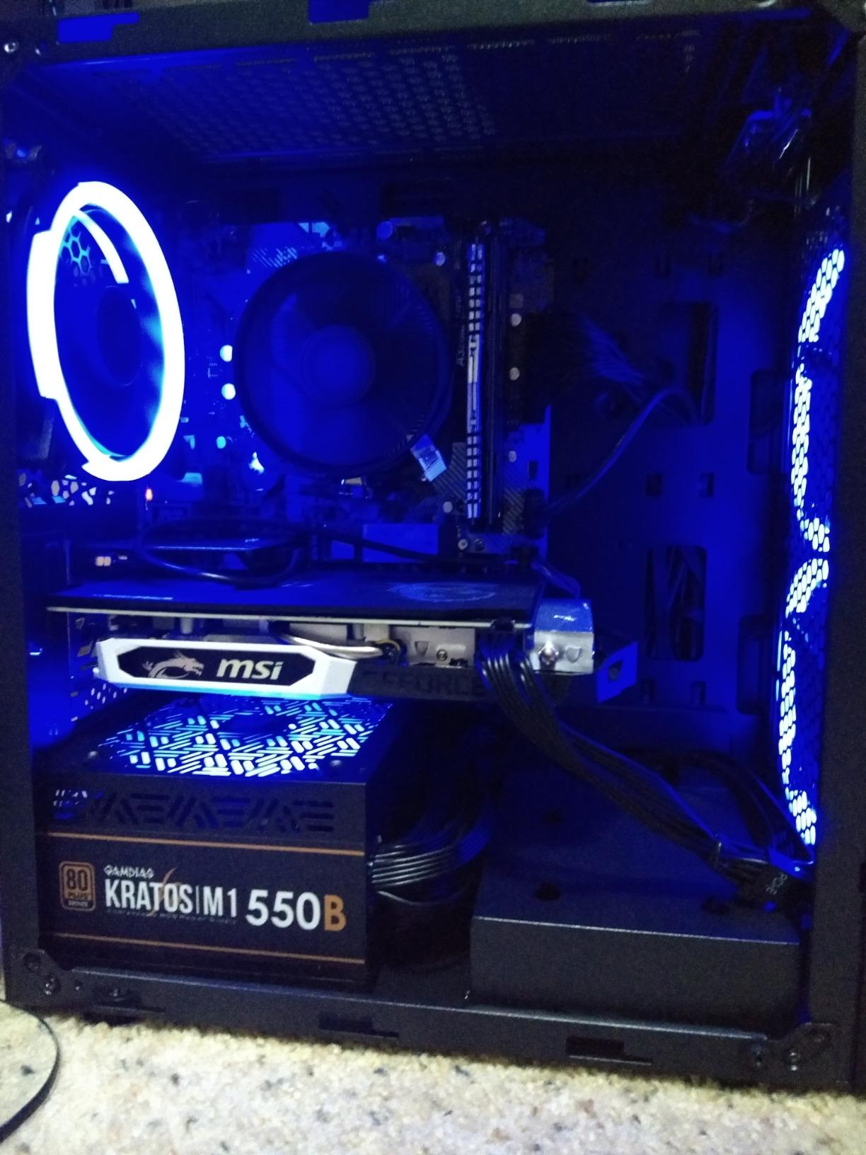 Skytech Gaming Crystal Gaming PC, AMD Ryzen 7 7700 3.8GHz, NVIDIA RTX 5060 Ti 8GB VRAM, 1TB NVMe SSD, 32GB DDR5 RAM 5600, 650W Gold PSU, Wi-Fi, Win 11, Desktop customer photo 2