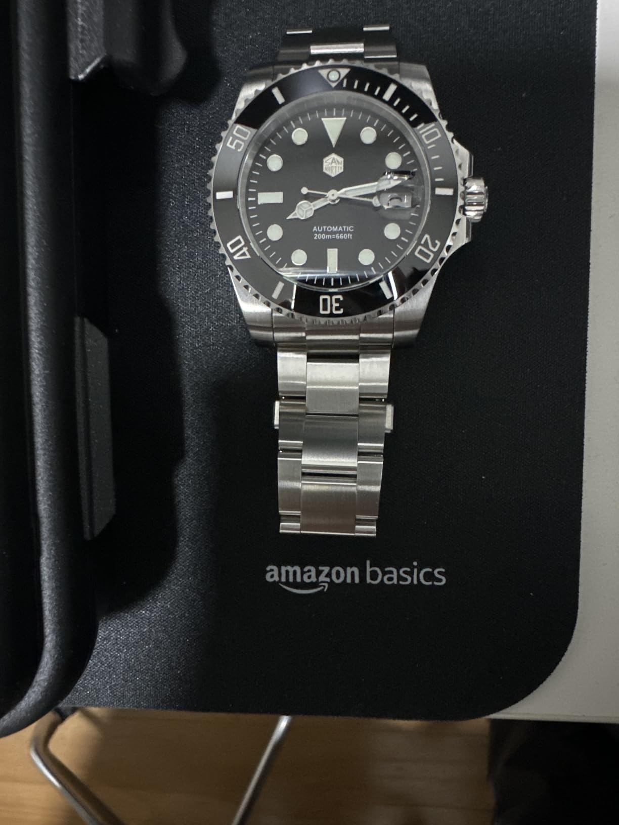 San Martin Men Watch SN0017G-F, 40 mm 20 Bar Diver Watch ST2130 Automatic Mechanical Luxury Diving Waterproof Wrist Watch customer photo 1