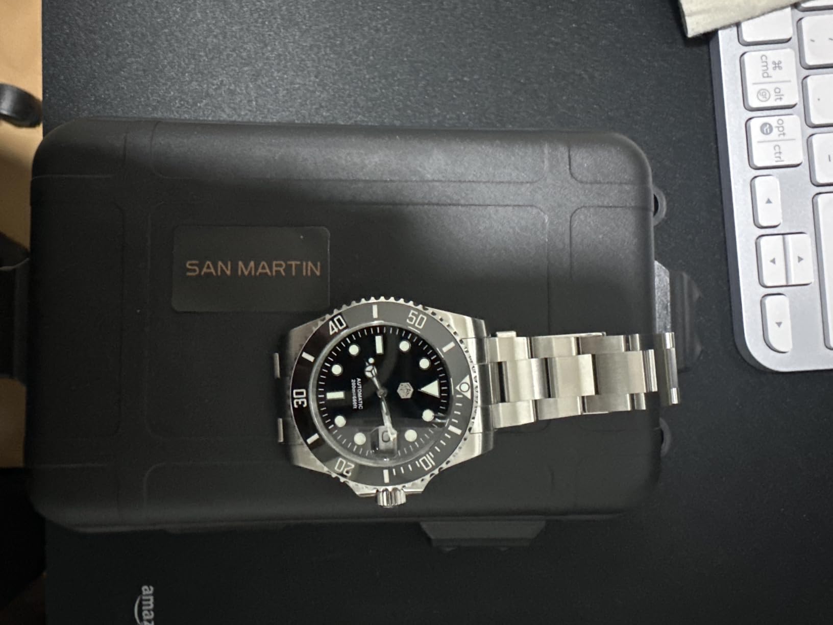 San Martin Men Watch SN0017G-F, 40 mm 20 Bar Diver Watch ST2130 Automatic Mechanical Luxury Diving Waterproof Wrist Watch customer photo 2