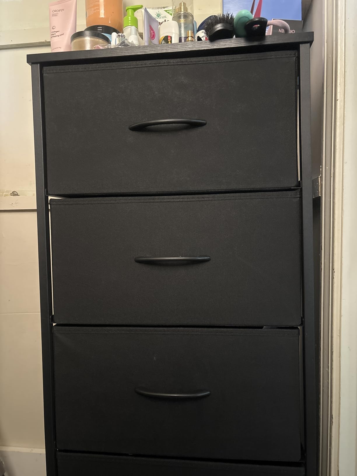 Sweetcrispy Dresser for Bedroom, 4 Drawer Storage Cabinet, Tall Nightstand customer photo 1