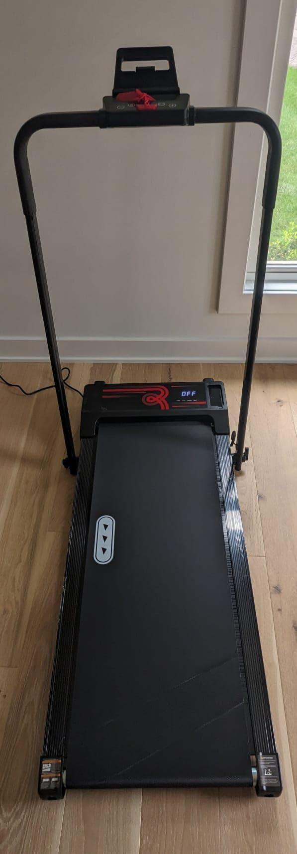 Redliro Backwards Treadmill for Seniors with Long Handrails - 0.3 MPH Start customer photo 2