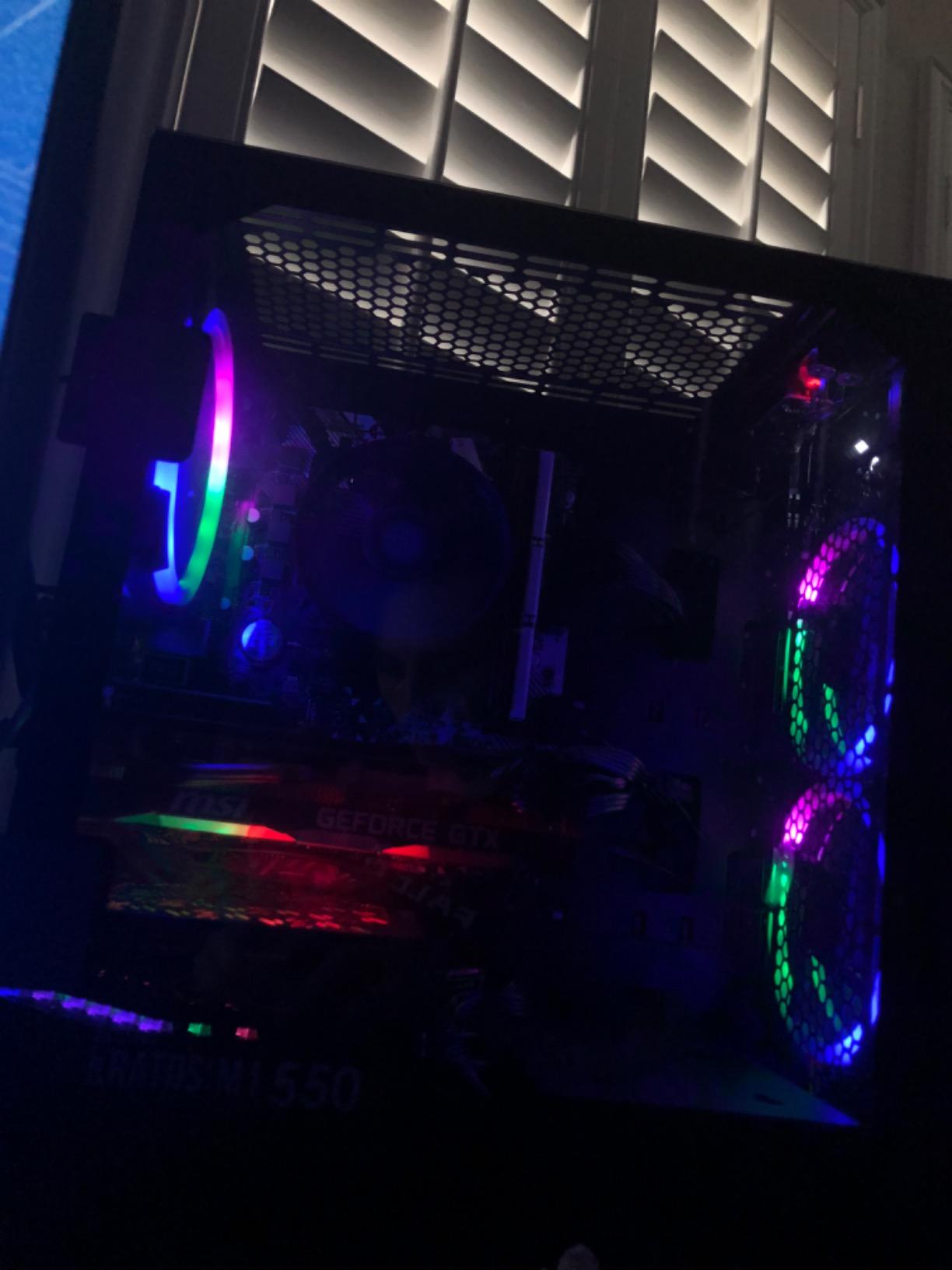 Skytech Gaming PC Desktop, Ryzen 7 9850X3D, RX 9070 XT, 32GB RAM, 2TB SSD customer photo 1