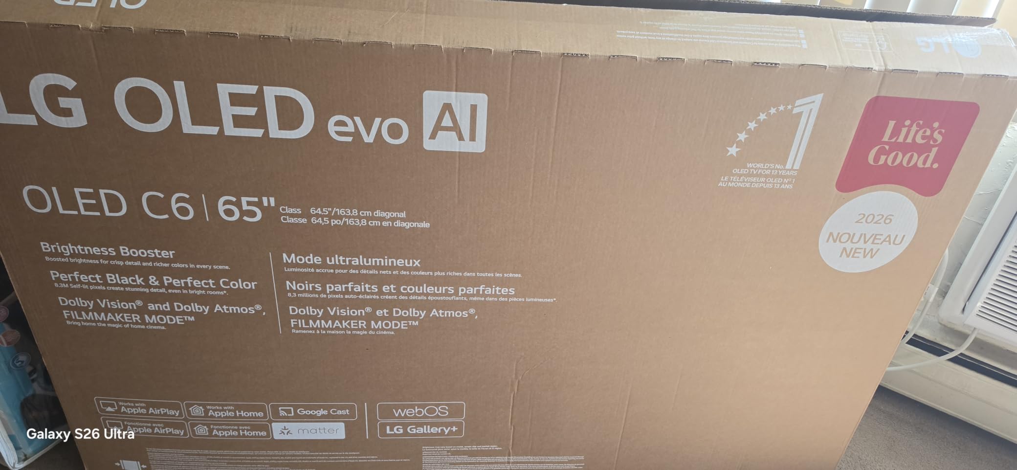 LG C6 65-Inch OLED customer photo 2
