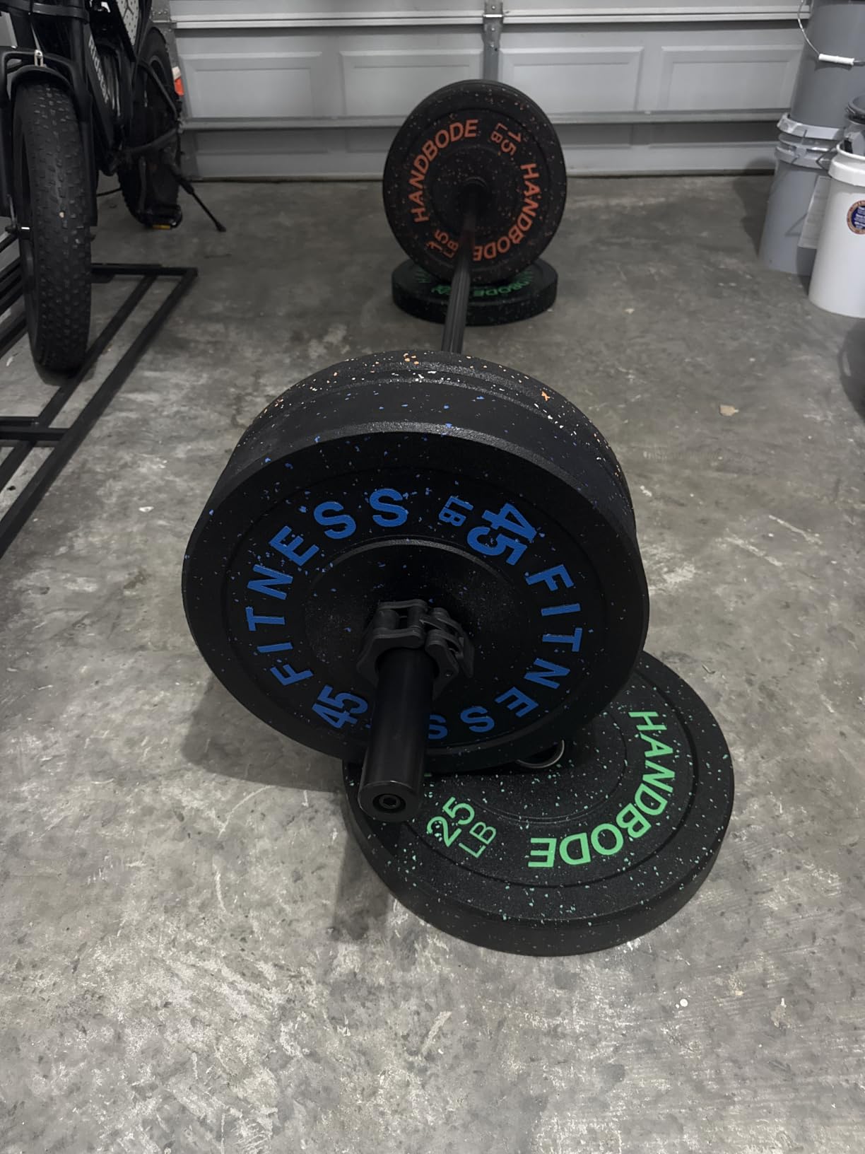 Papababe 20-650lbs Bumper Plates 2