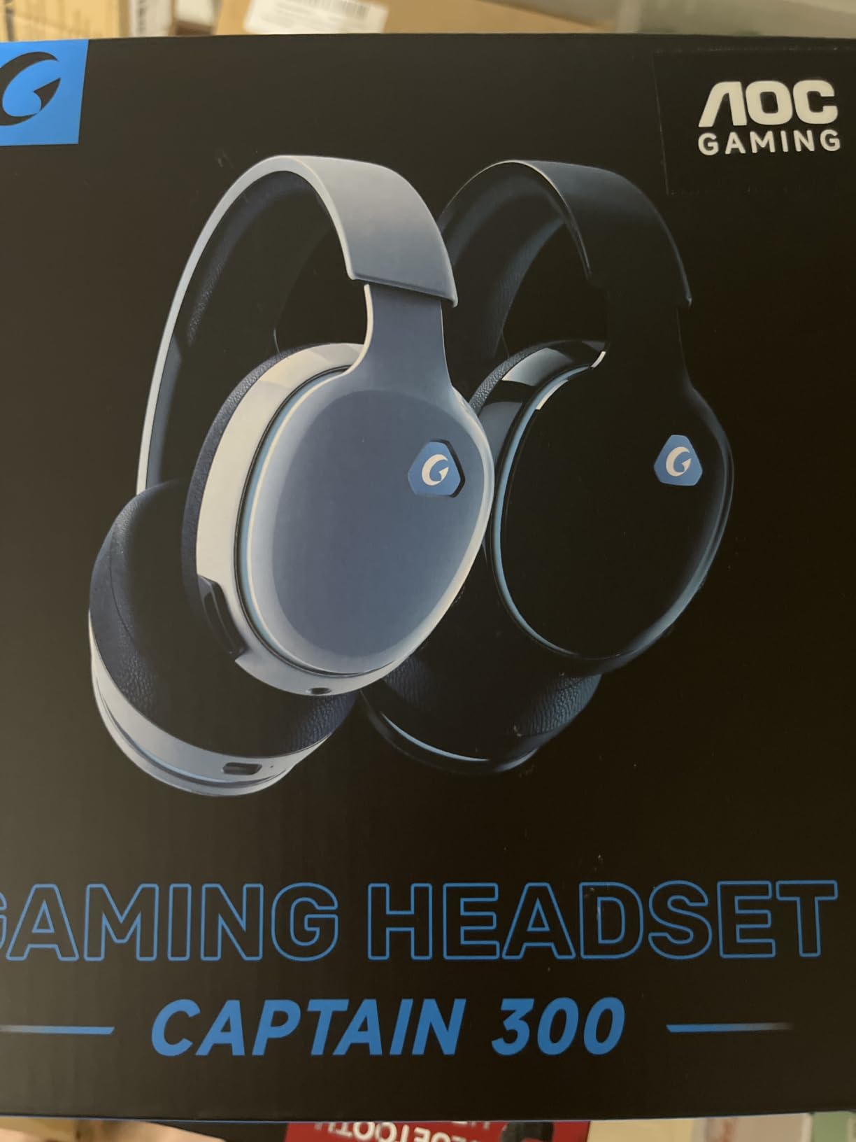 AOC 2.4GHz Wireless Gaming Headset for PS5, PS4, PC, Switch, 45Hr, Black customer photo 2