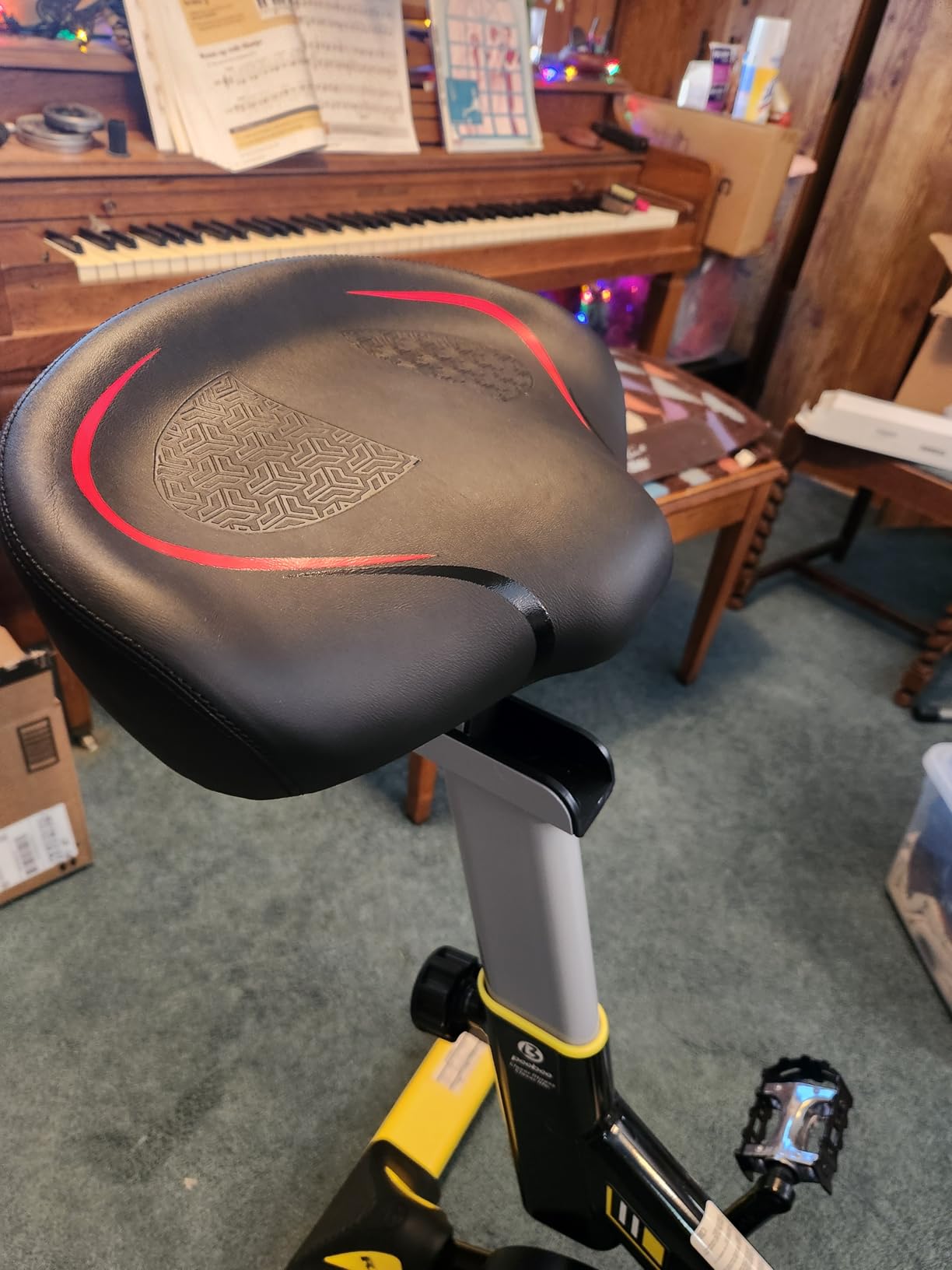 Stationary Exercise Bike for home, Magnetic Resistance, Silence & Smart App customer photo 2