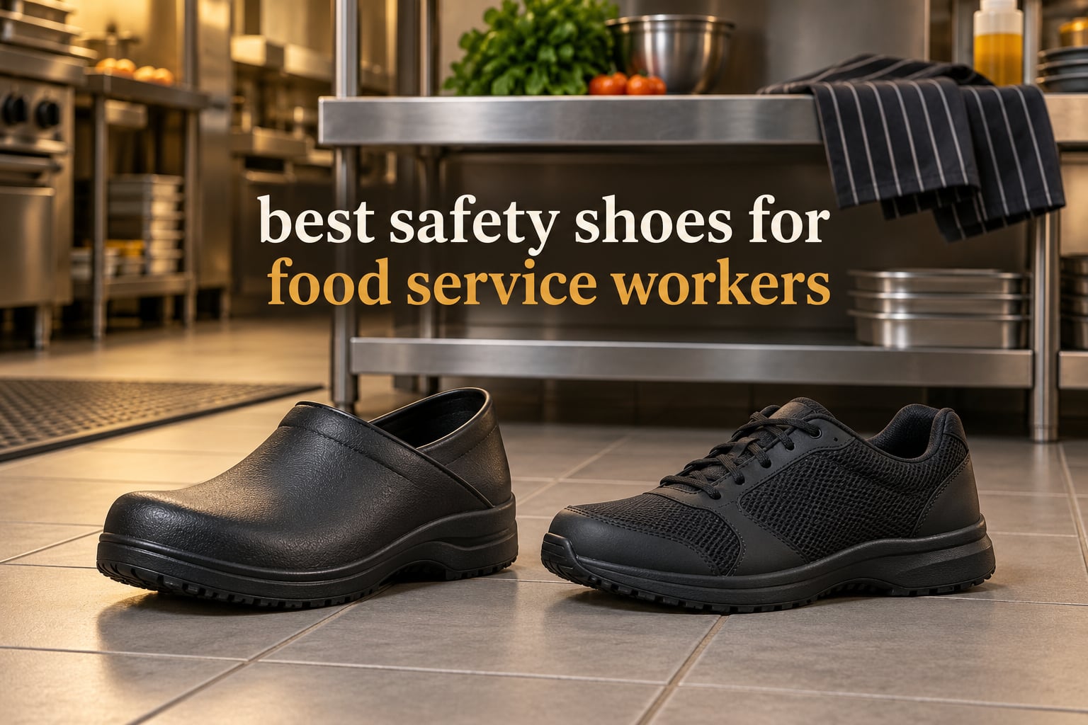 best safety shoes for food service workers