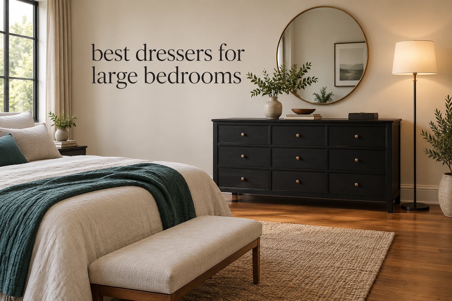 best dressers for large bedrooms