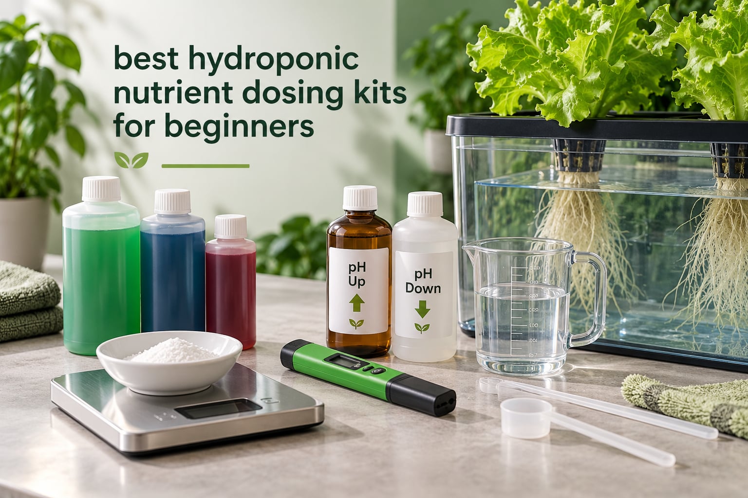 best hydroponic nutrient dosing kits for beginners