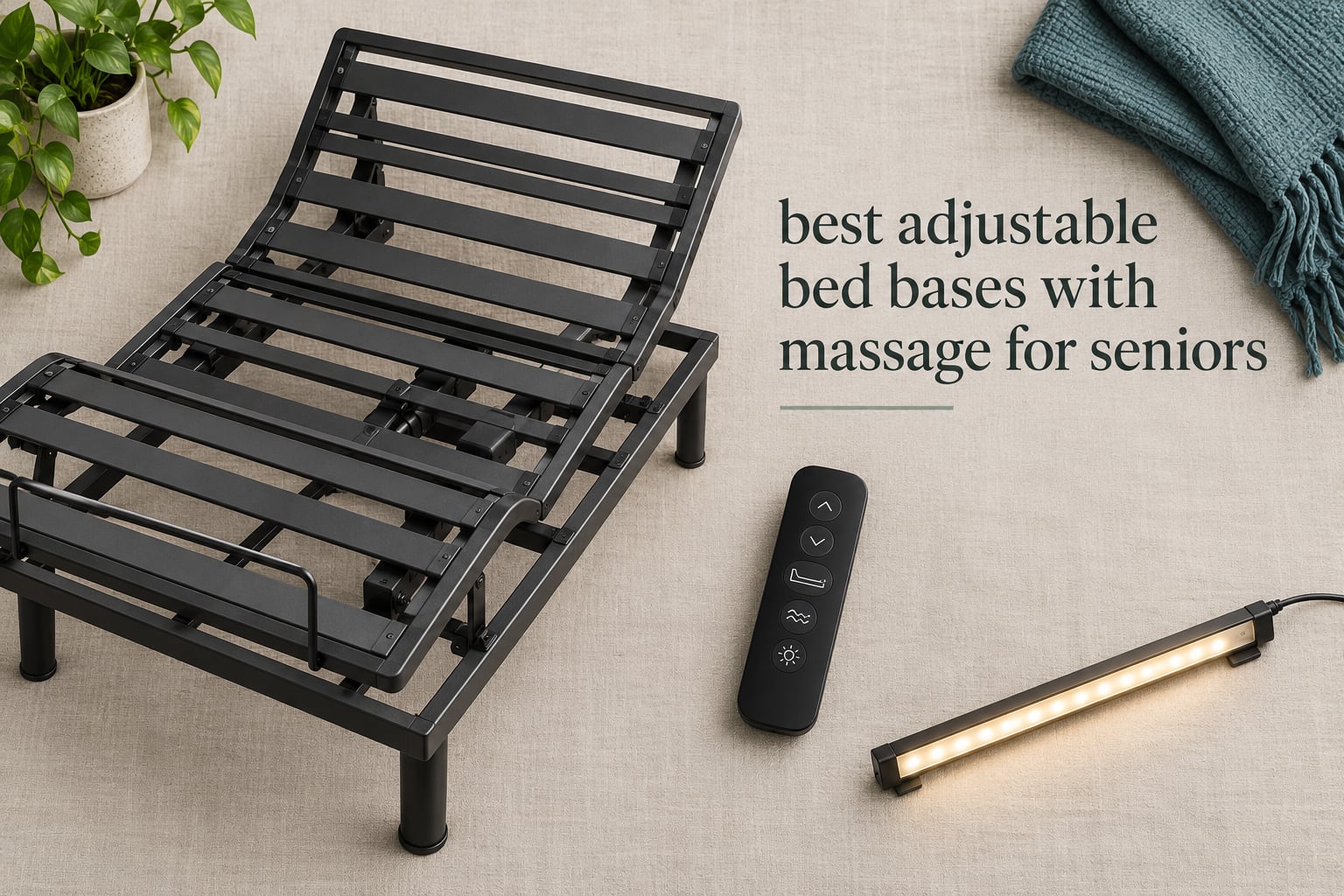 best adjustable bed bases with massage for seniors