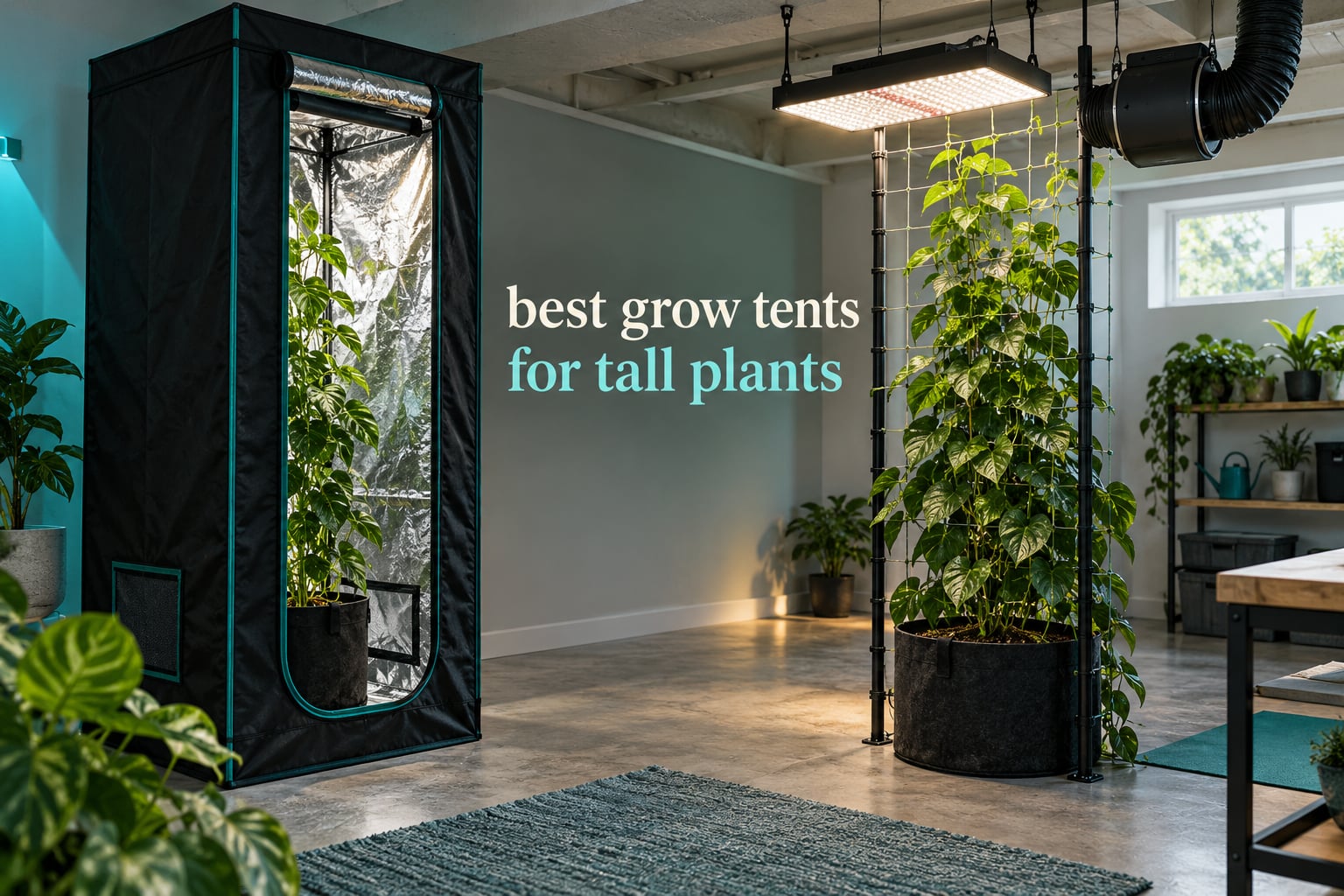 best grow tents for tall plants