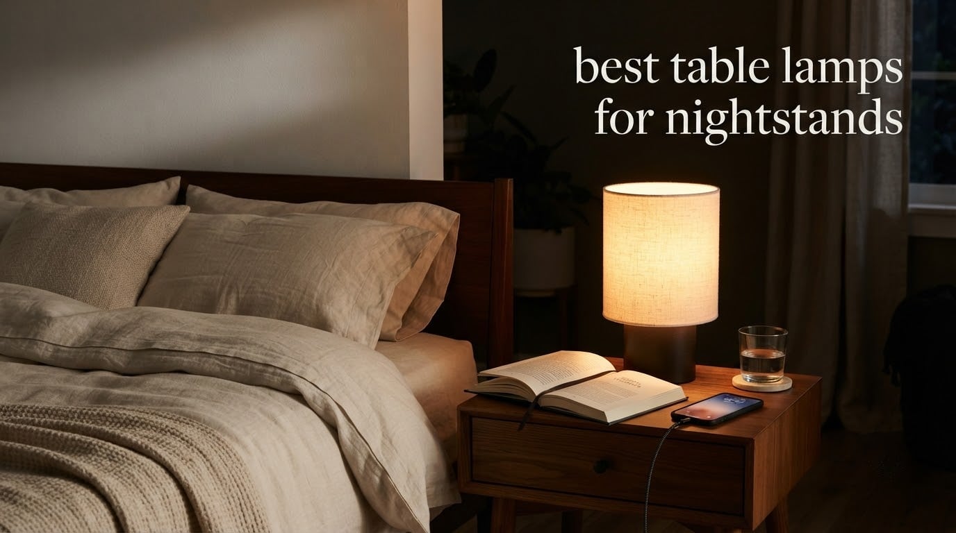 best table lamps for nightstands