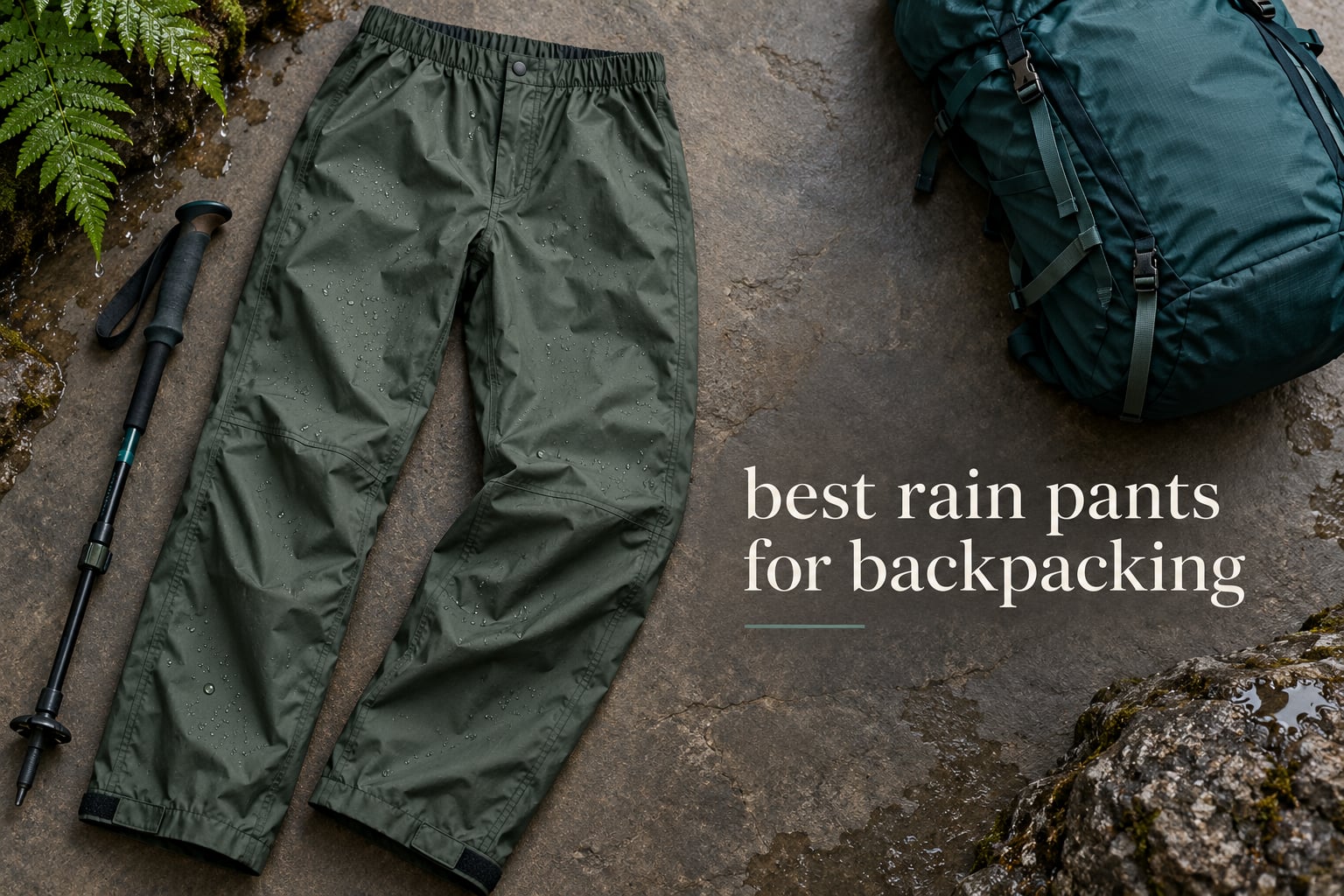 best rain pants for backpacking