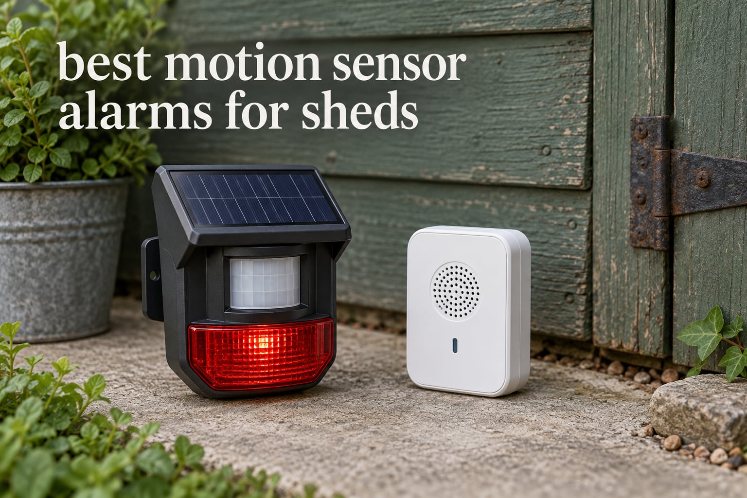 best motion sensor alarms for sheds
