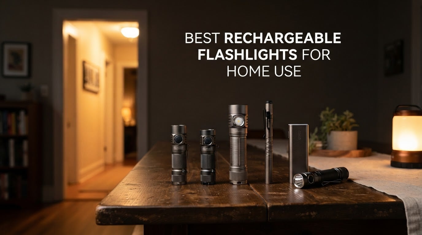 best rechargeable flashlights for home use