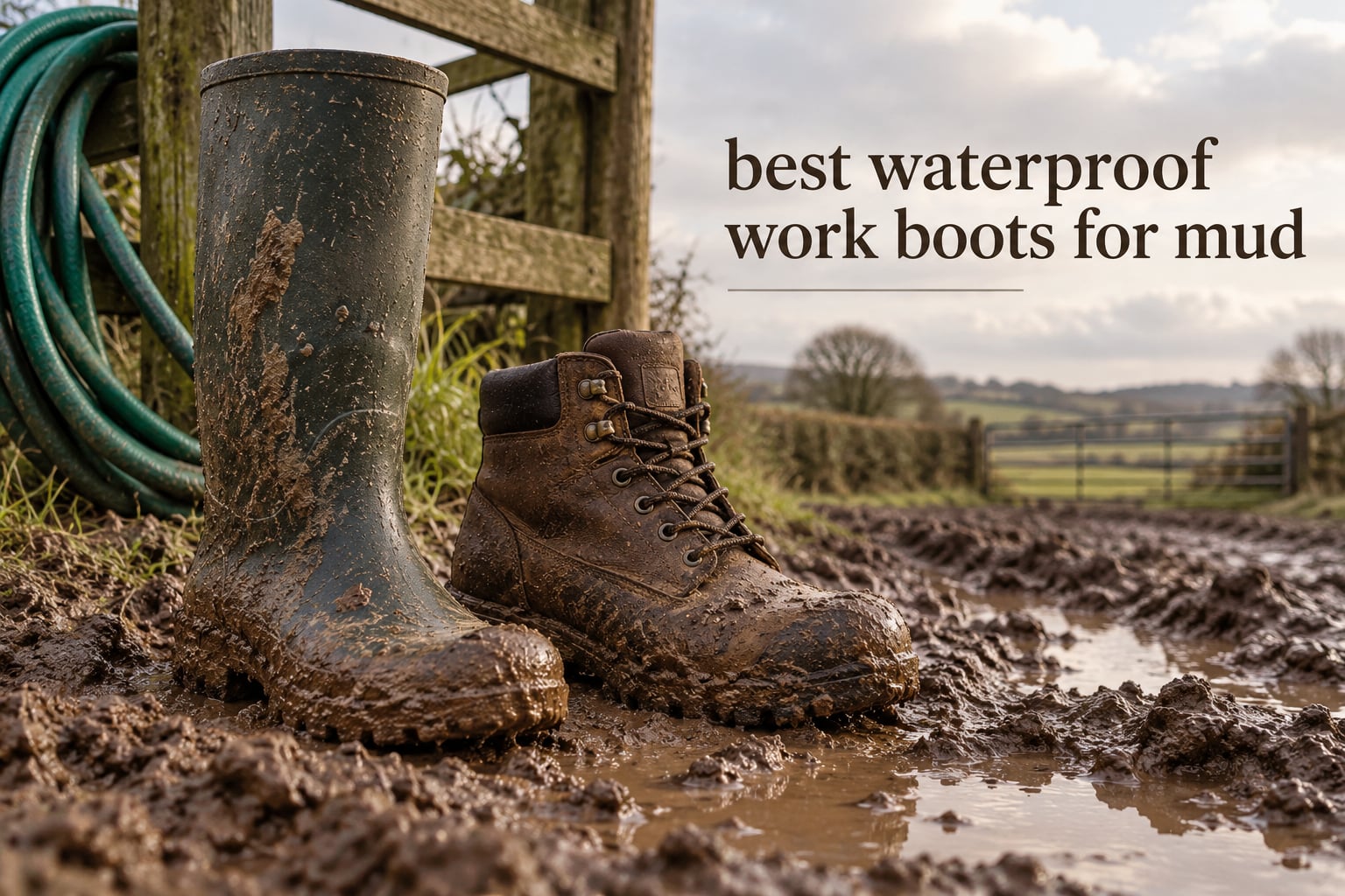 best waterproof work boots for mud