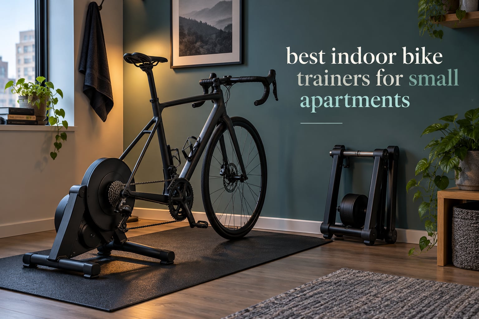 best indoor bike trainers for small apartments