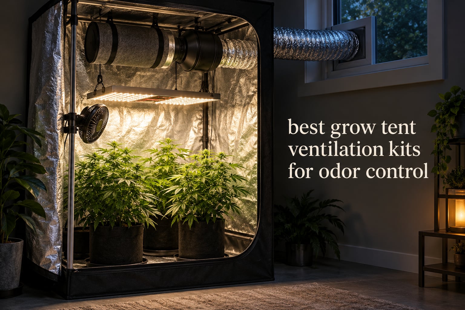 best grow tent ventilation kits for odor control