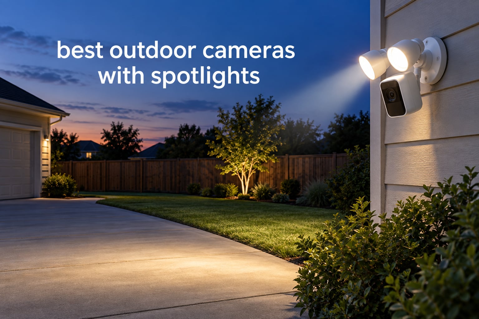 best outdoor cameras with spotlights