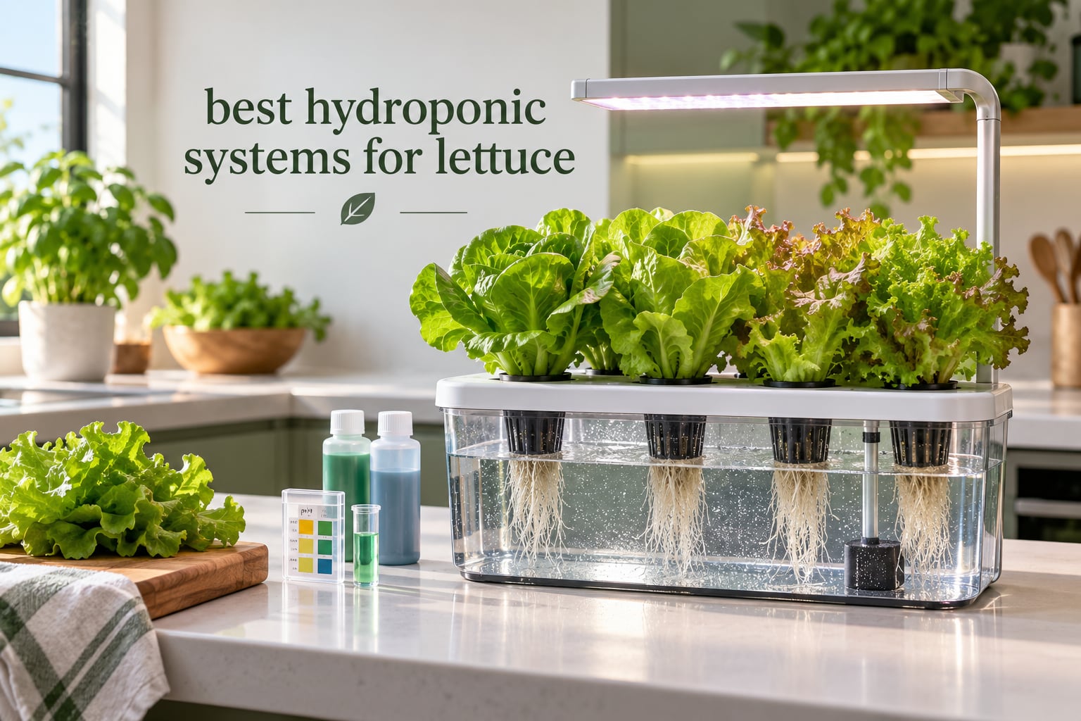 best hydroponic systems for lettuce