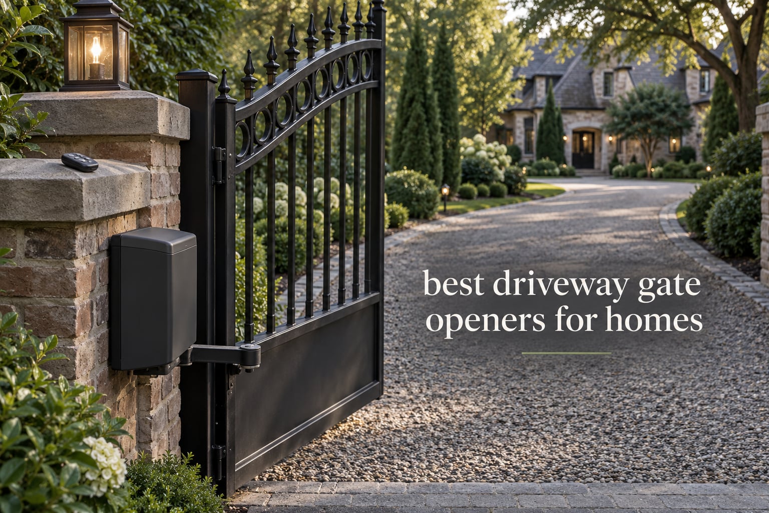 best driveway gate openers for homes