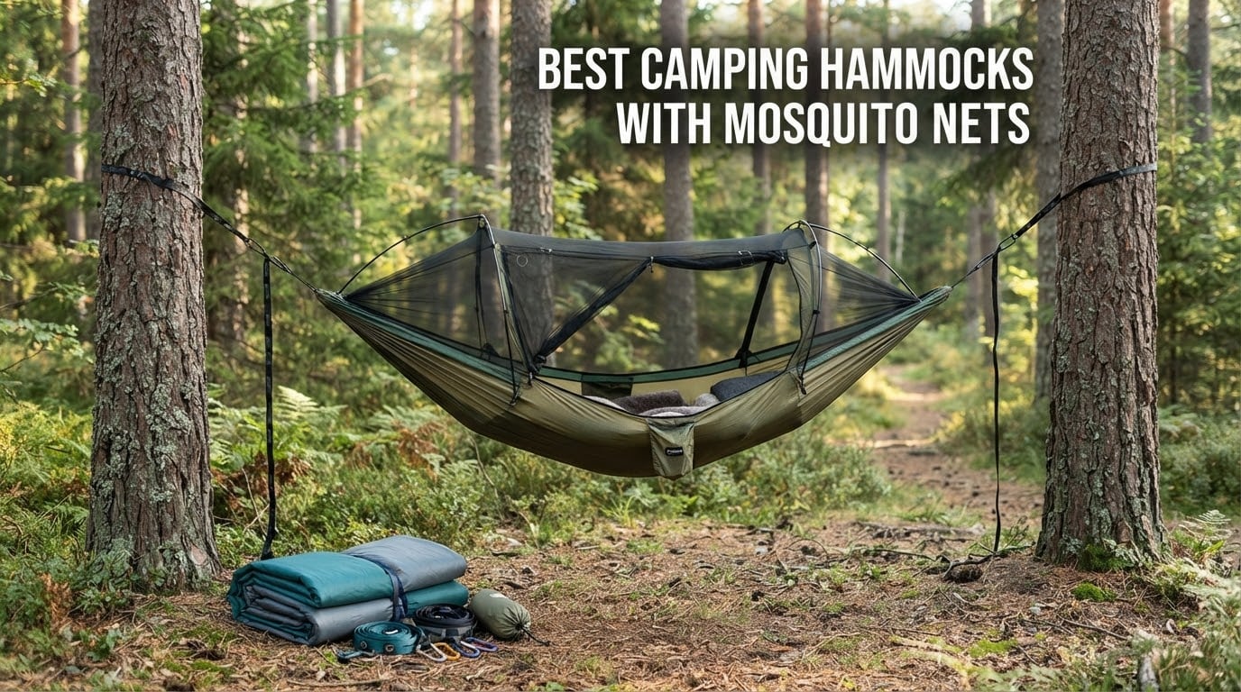 best camping hammocks with mosquito nets