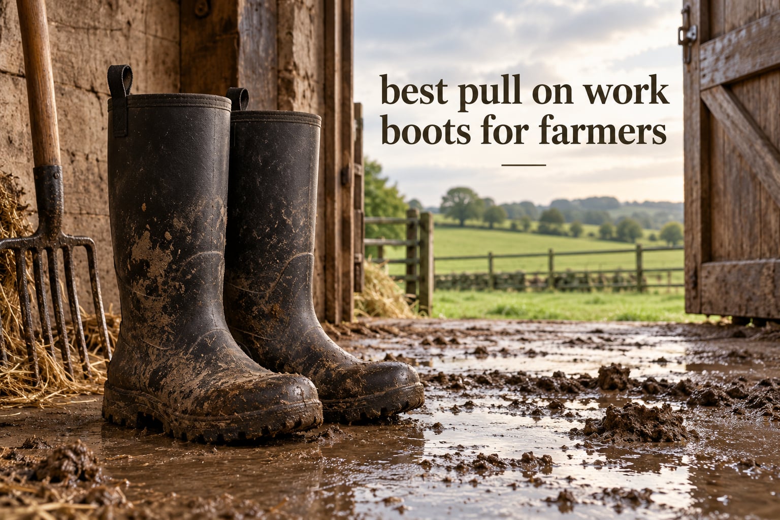 best pull on work boots for farmers