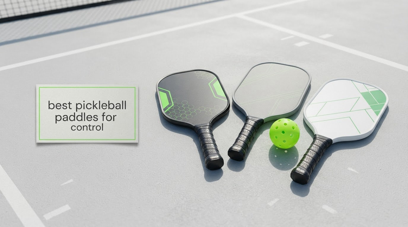 best pickleball paddles for control