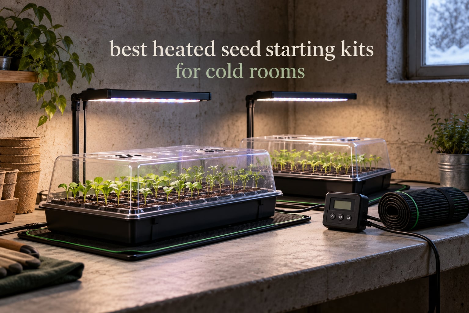 best heated seed starting kits for cold rooms