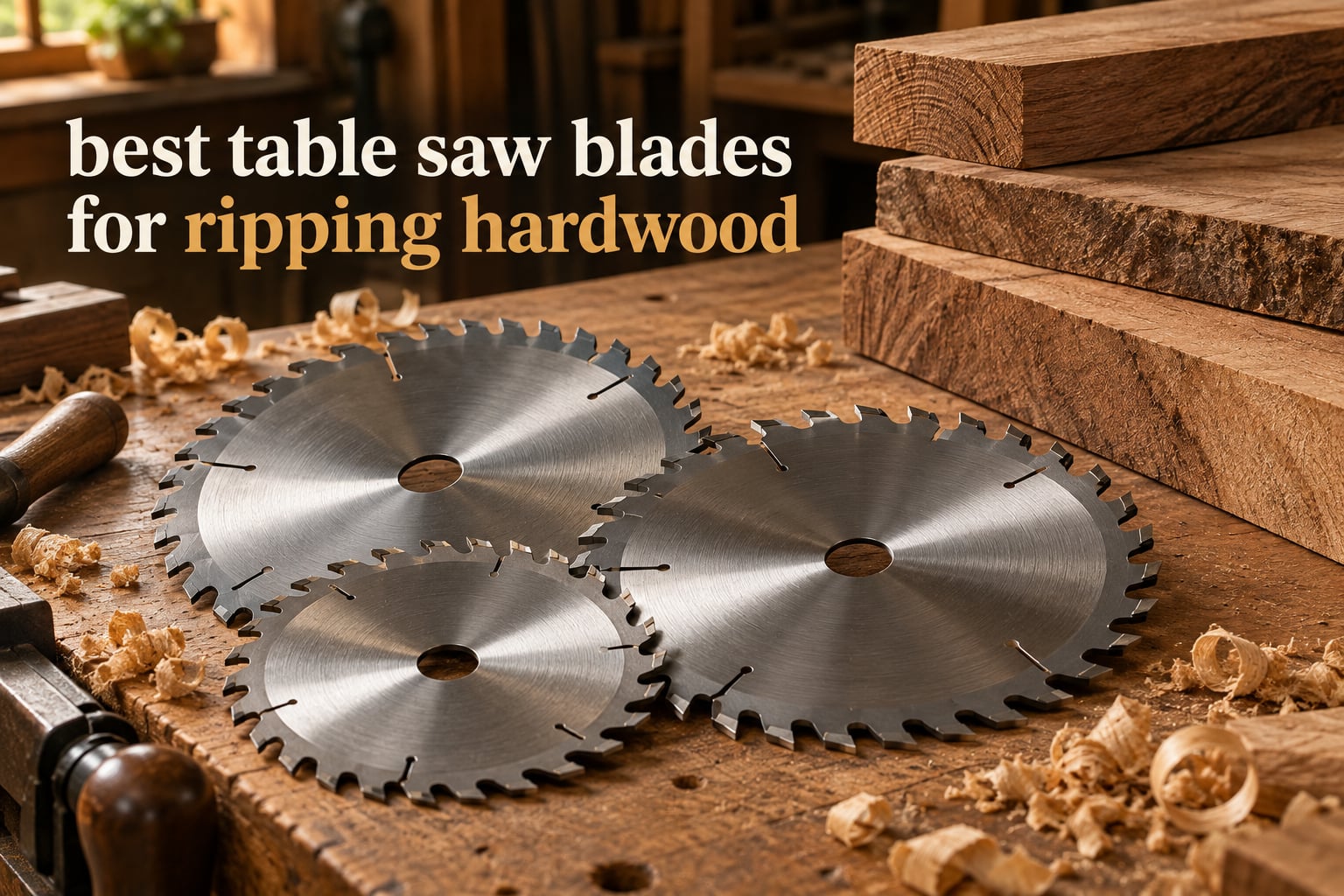 best table saw blades for ripping hardwood