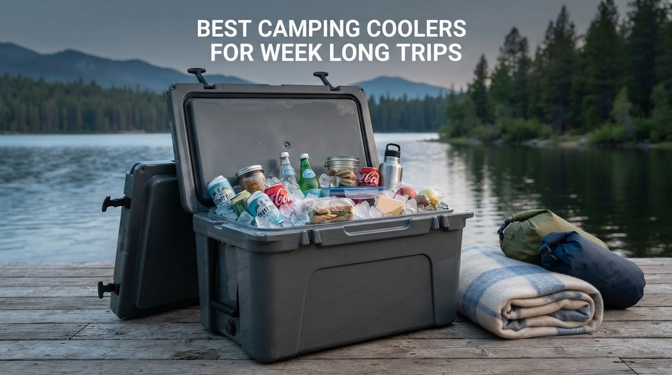 best camping coolers for week long trips