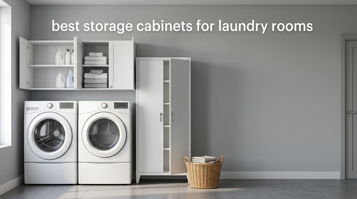 best storage cabinets for laundry rooms