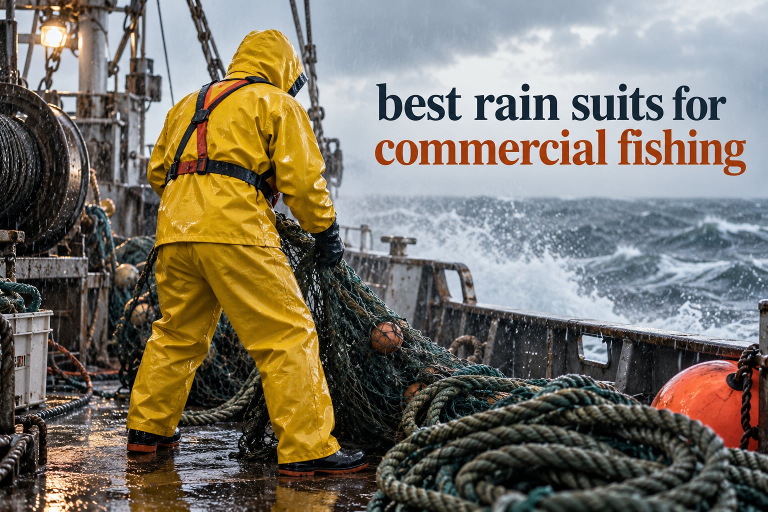 best rain suits for commercial fishing