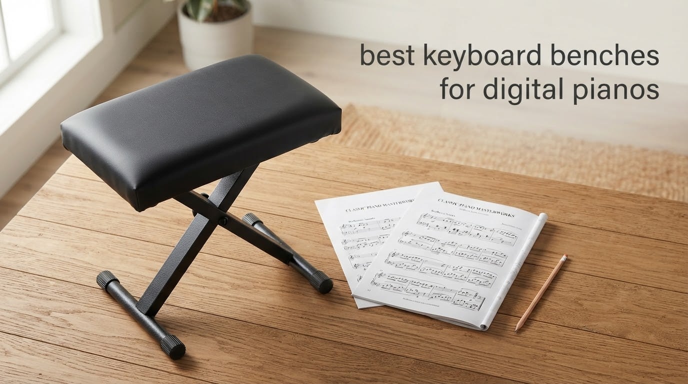 best keyboard benches for digital pianos