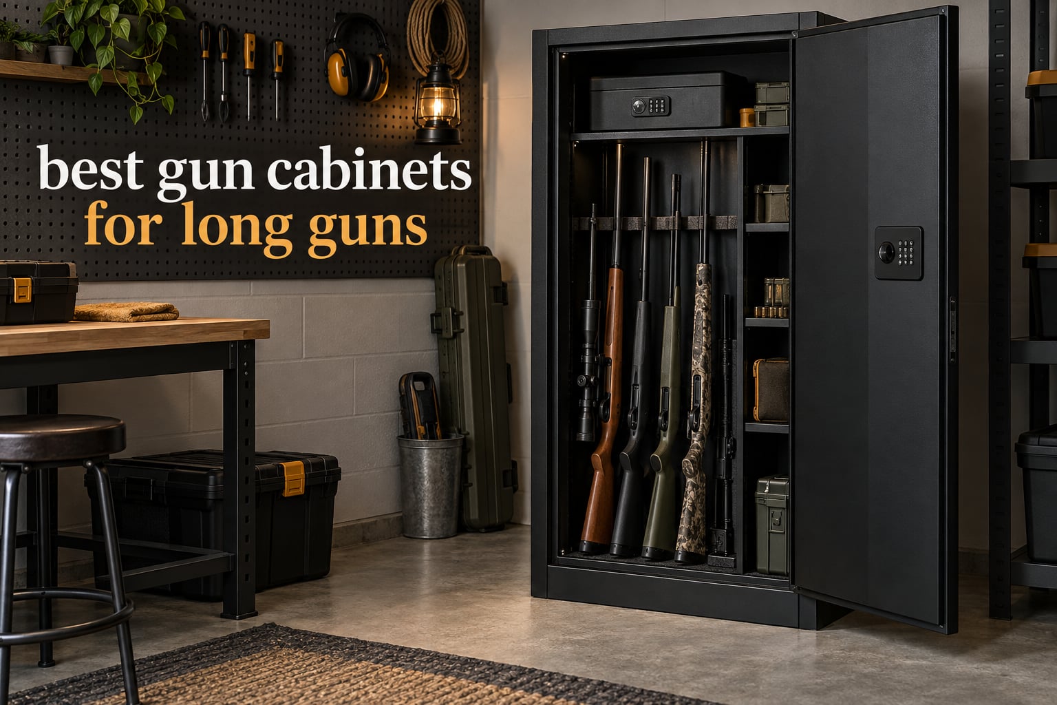 best gun cabinets for long guns