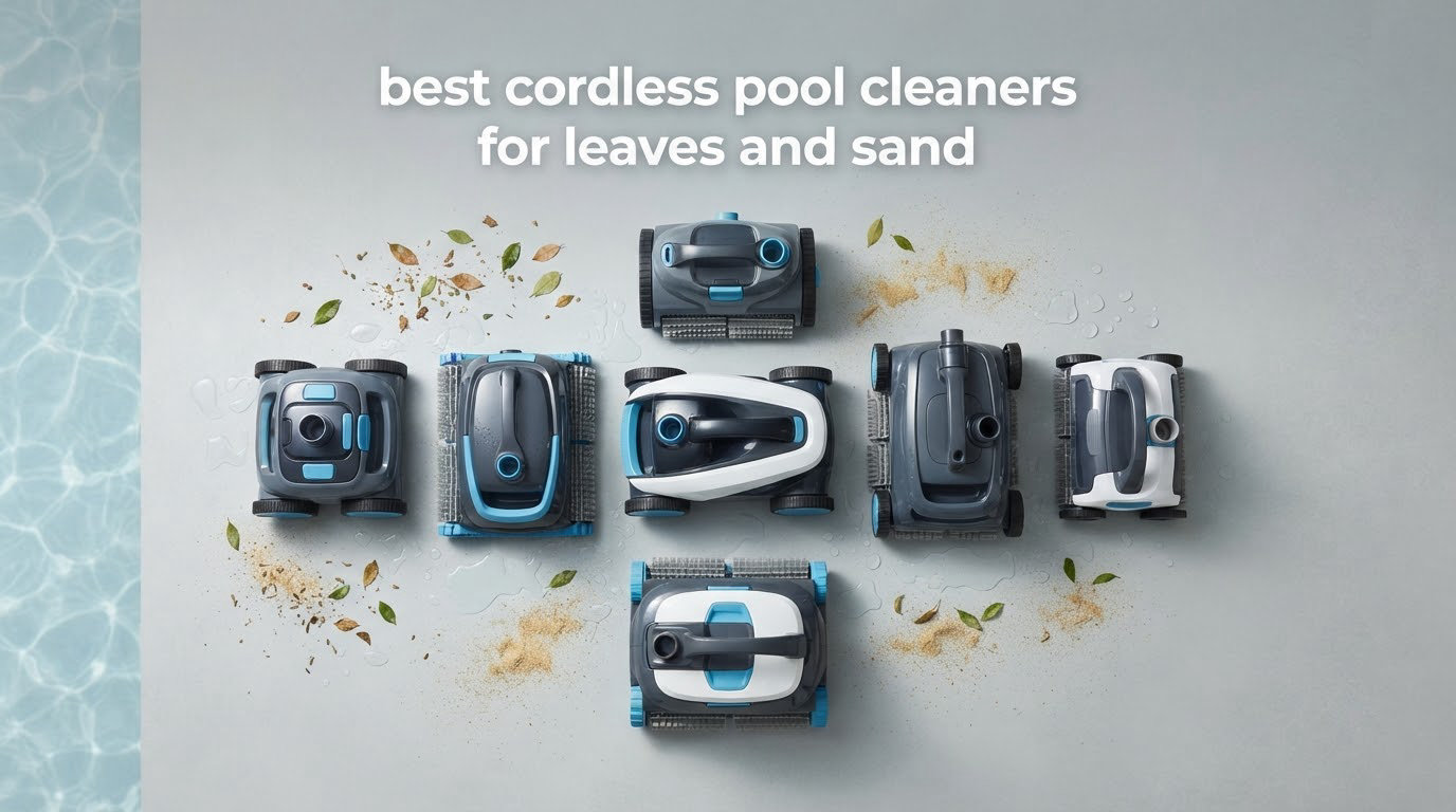 best cordless pool cleaners for leaves and sand