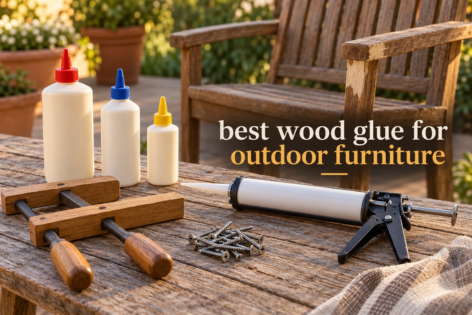 best wood glue for outdoor furniture
