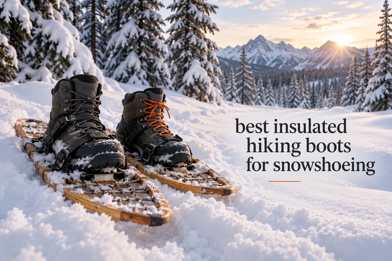 best insulated hiking boots for snowshoeing