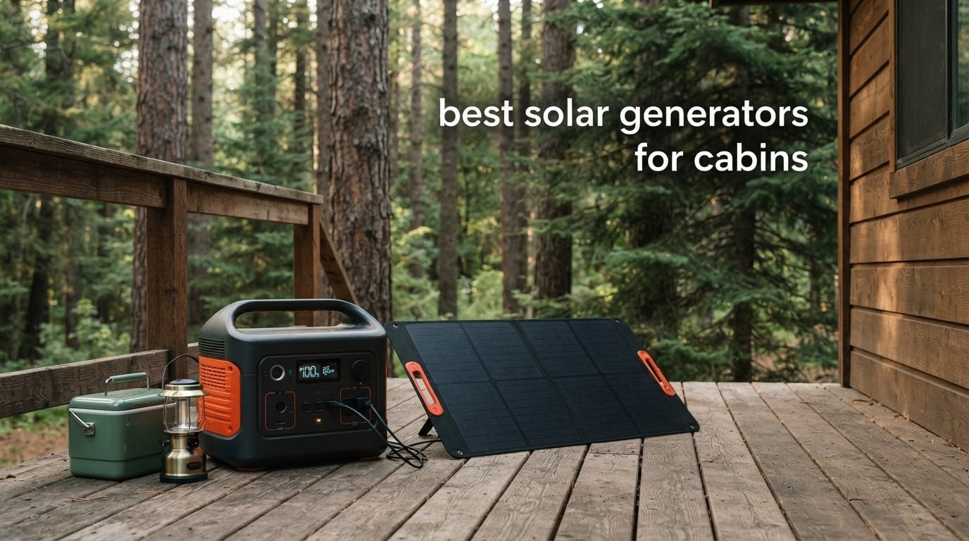 best solar generators for cabins