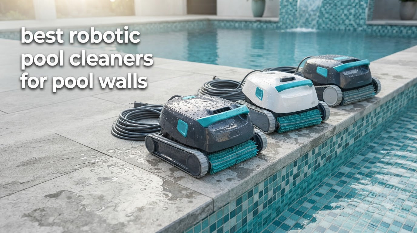 best robotic pool cleaners for pool walls