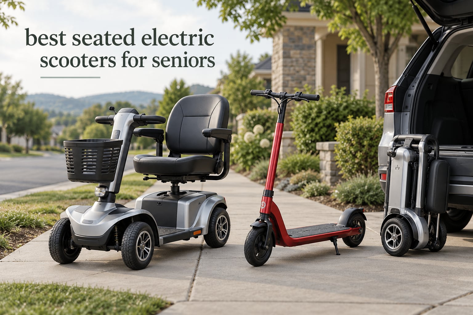 best seated electric scooters for seniors