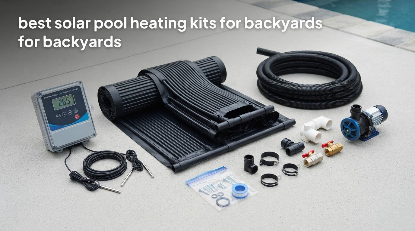 best solar pool heating kits for backyards